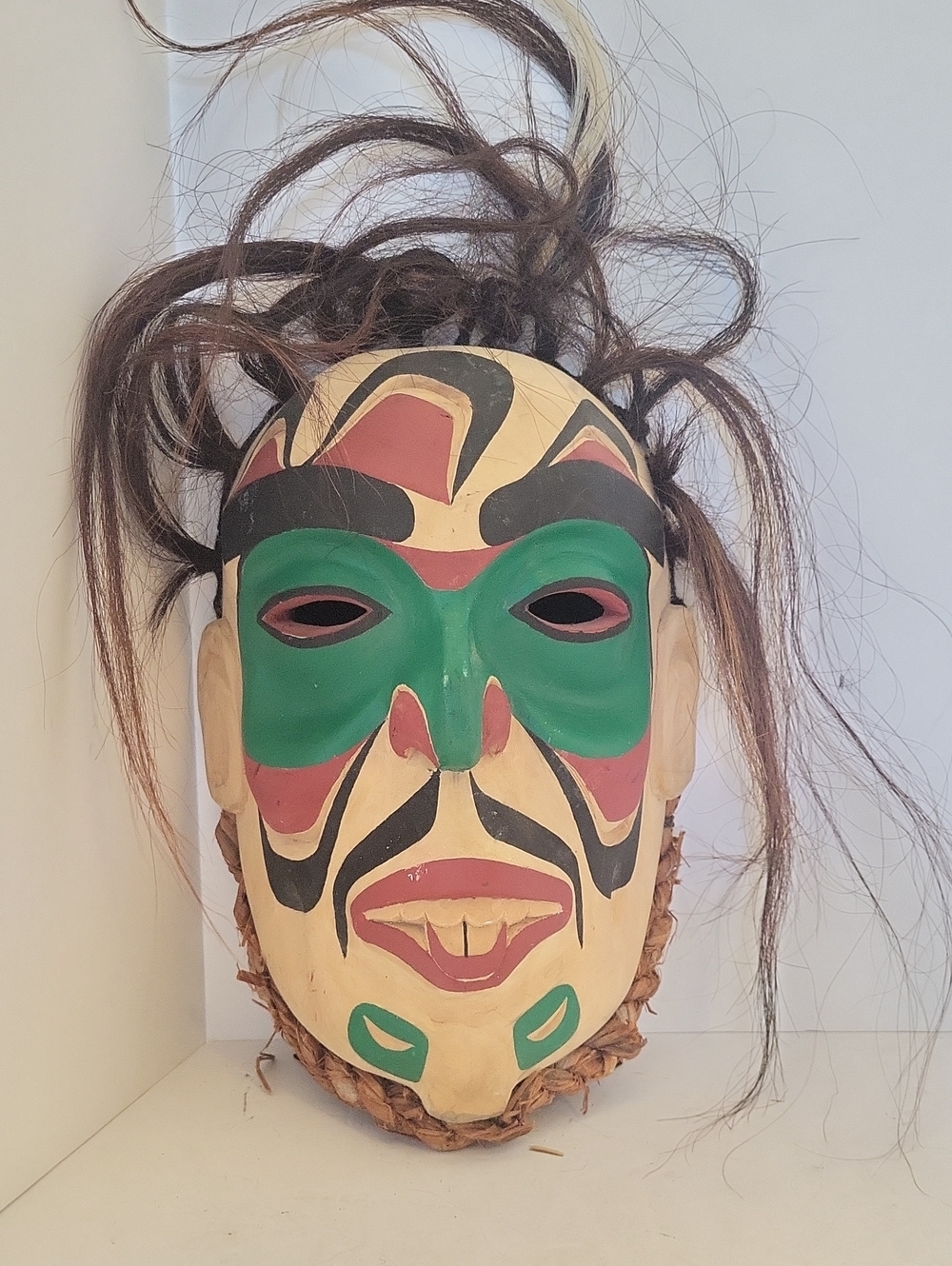 Kwakwaka'wakw Gilbert Dawson Signed First Nations Portrait Mask British Colombia